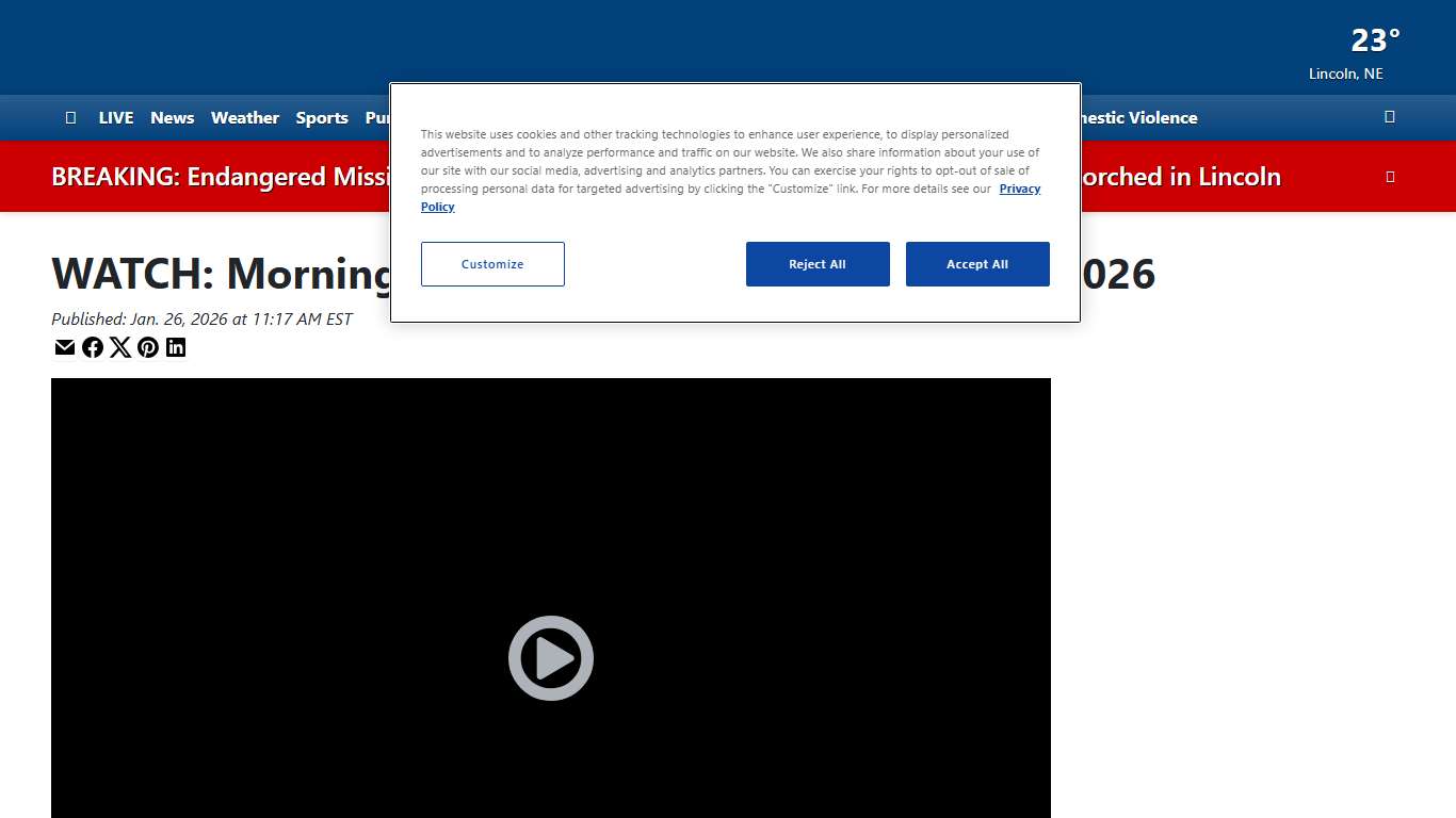 WATCH: Morning Pulse with Craig Allison Jan. 26, 2026